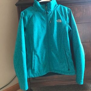 Blue North Face Insulated / Fleece Zip Up Jacket